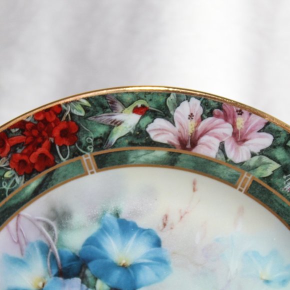 W S George Fine China "The Violet Crowned Hummingbird"  by Lena Liu - Picture 4 of 7